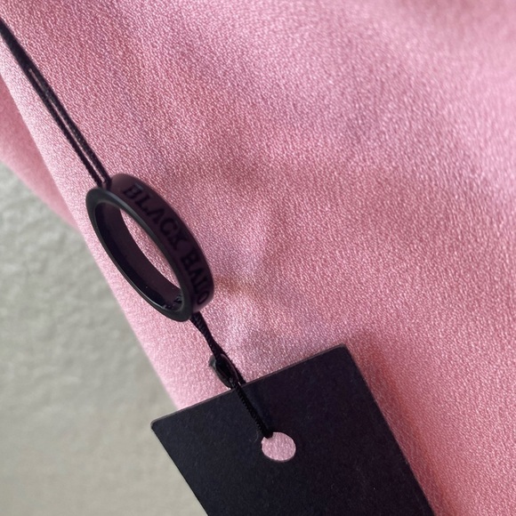 Black Halo Midi Dress Size 2 Pink NWT  Fit and Flare Capsule Wardrobe Classic - Picture 9 of 10